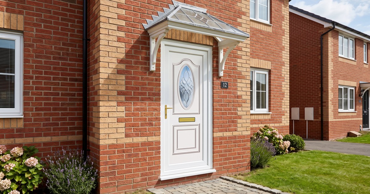T1DC uPVC front door fitted T1DC white uPVC front door fitted to a Staffordshire home – £490 fully fitted